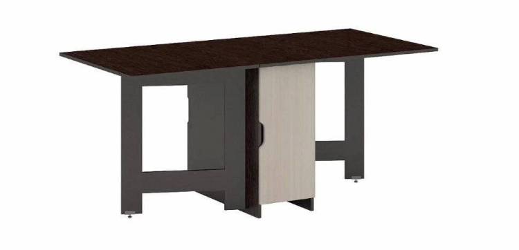 Стол-книжка Атлант СТ-02 бодега темный, бодега светлый 36(171)x80.5x75