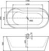 Акриловая ванна BelBagno BB14 180x80 фото 3