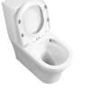 Унитаз-компакт Grossman Tornado GR-4485SQ безободковый, сиденье микролифт, белый глянцевый фото 7