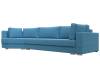 Диван угловой Лига Диванов Лига-026 123480L амур голубой, левый угол
