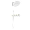 Душевая система Timo Saona SX-2329/16SM с термостатом, белый матовый