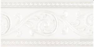 Бордюр CARMEN Caprichosa Cenefa Yara Blanco 7.5x15