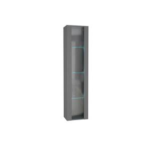 Шкаф навесной НК-Мебель Point тип-41 00-00162877 серый графит