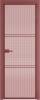 Межкомнатная дверь Profil Doors 3 AX цвет профиля Красный антрацит, стекло безопасное 6 мм мору розовое 700x2000