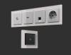 Рамка 2-постовая Ambrella Volt Alfa Platos AF330402 фото 3