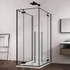 Душевой уголок Abber Eins AG06099B 90x195x90, профиль Черный