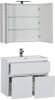 Мебель для ванной Aquanet Латина 80 179839 белый, 1400x800x450 фото 2