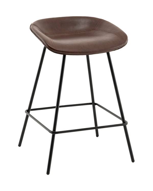 Стул полубарный Stool Group Фуриоса AV 461-Pch-9005(PP) коричневый, экокожа