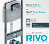 Система инсталляции для унитазов Rivo Set A 200001.1 кнопка хром фото 2
