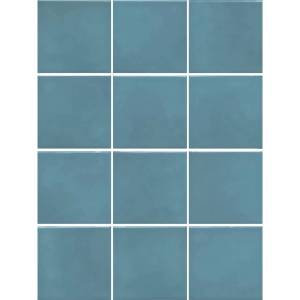 Керамогранит Kerama Marazzi Бахия KM1010G0060N Бирюзовый Глянцевый (из 12 частей) 29.8x39.8