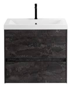 Тумба с раковиной Art&Max Family-M Family-M-580-2C-SO-IS подвесная, iron stone