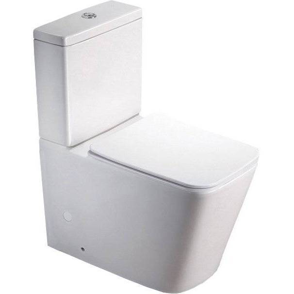 Унитаз-компакт SantiLine SL-5017 безободковый, с крышкой-сиденьем микролифт