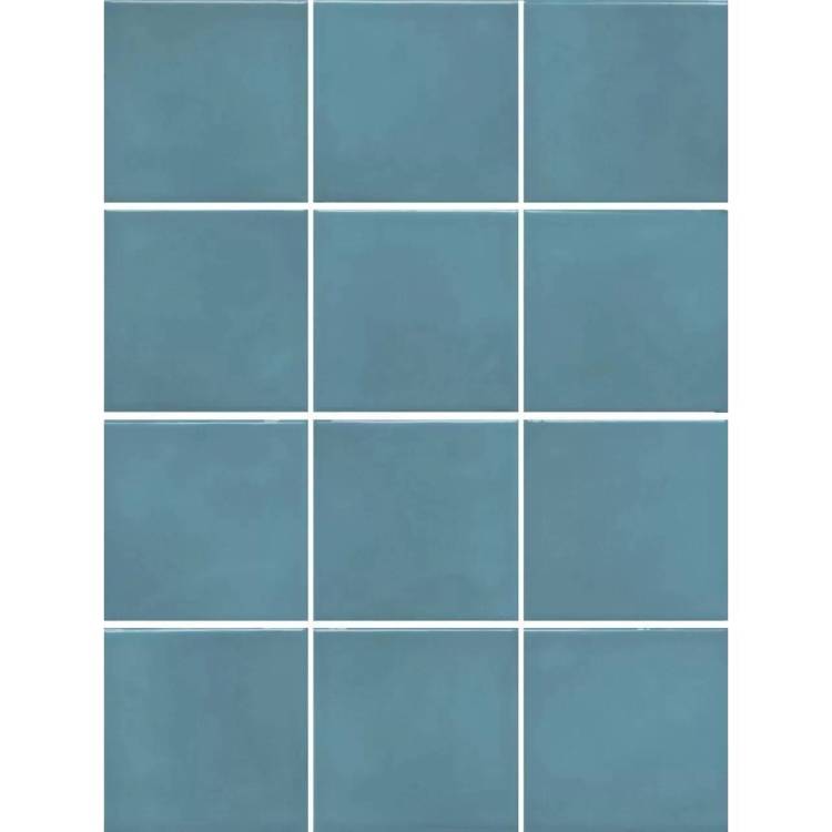 Керамогранит Kerama Marazzi Бахия KM1010G0060N Бирюзовый Глянцевый (из 12 частей) 29.8x39.8