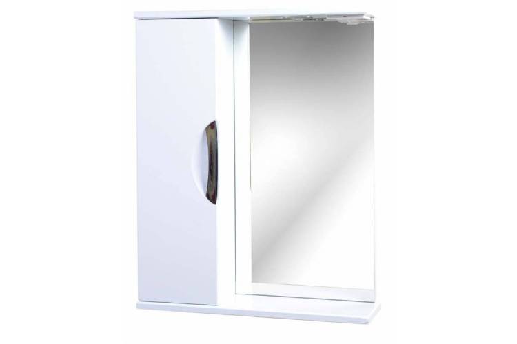 Зеркало-шкаф Emmy Милли 50 с подсветкой, левое
