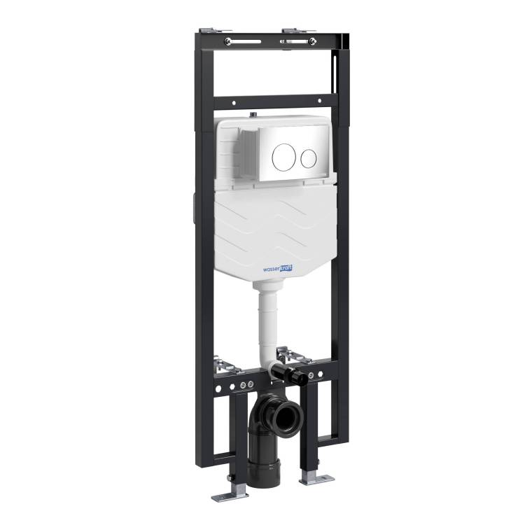 Система инсталляции для унитазов Wasserkraft Dinkel 58TLT.010.ME.CH02 клавиша хром