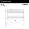 Мыльница WHITECROSS Cubo CU2424NIB подвесная, никель брашированный фото 2