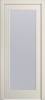 Межкомнатная дверь Мильяна Бьянка-1 полотно Молочно-белое, стекло сатинат светлый 800x2000