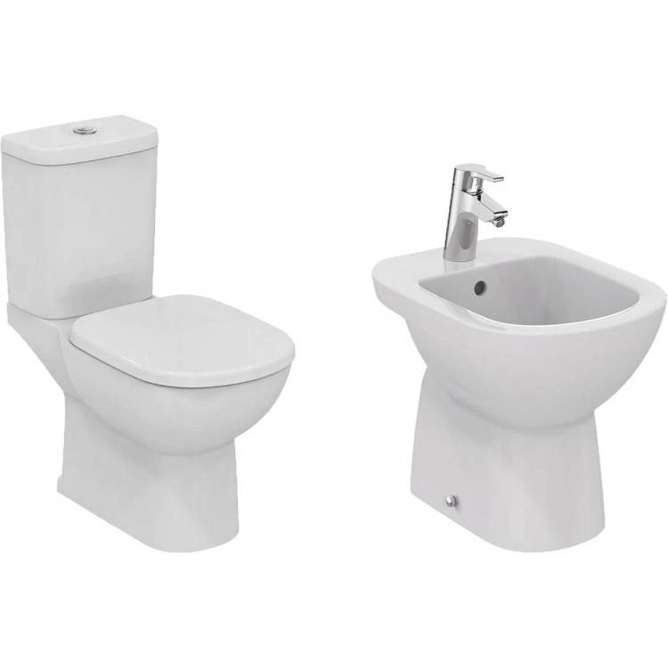 Комплект Унитаз-компакт Ideal Standard Tempo T331201 + Биде напольное T510201