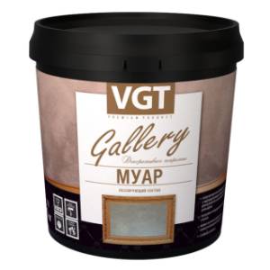 Состав лессирующий полупрозрачный VGT GALLERY МУАР black pearl 2.2 кг