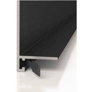 Микроплинтус Decaro ML15A Black 2000x26x15