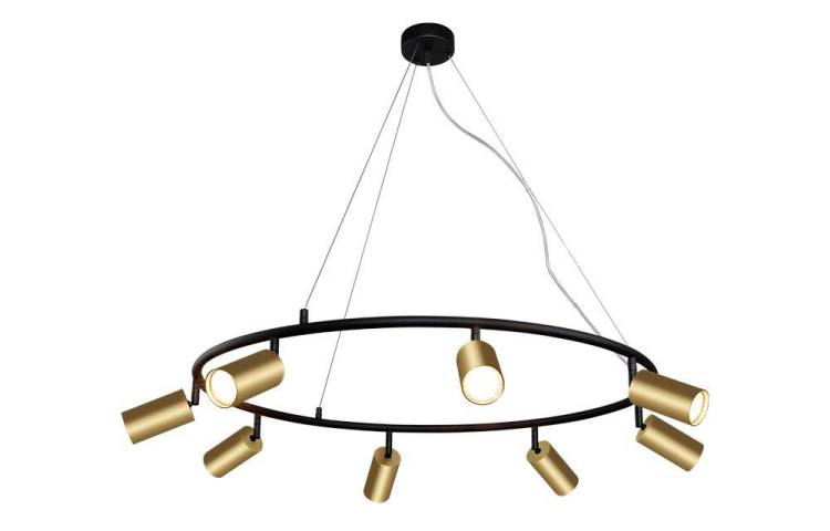 Подвесной светильник Crystal Lux Clt 015C8 D800 Bl-Go