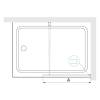 Шторка на ванну RGW Screens SC-050B 351105008-14 Черный 80x149 фото 4