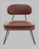 Кресло Stool Group Kate AV 336-Pbor-br-9005 бордово-коричневый, экокожа фото 2