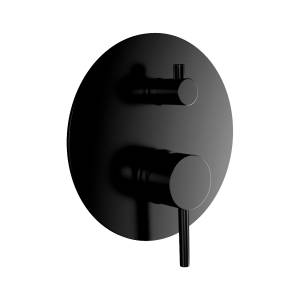 Смеситель для душа AQUAme Siena AQM8803MB с внутренней частью, черный матовый