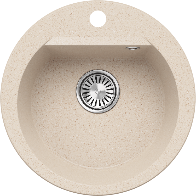 Кухонная мойка Polygran Atol ATOL-460 854758 Кремовый 46x46