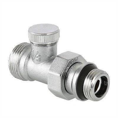Клапан настроечный VALTEC прямой (с доп. уплотнением) 1/2 дюйма * Евроконус