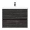 Тумба с раковиной Art&Max Family-M Family-M-580-2C-SO-IS подвесная, iron stone