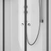 Душевая кабина Am.Pm X-Joy W94C-401-100BT 100x100, 1/4 круга, профиль матовый черный, стекло прозрачное фото 4