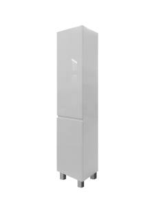 Шкаф-пенал Эстет Dallas Luxe ФР-00017497 левый, с бельевой корзиной, белый, 40x200