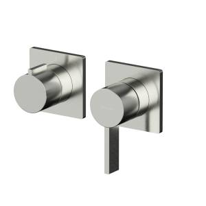 Внешняя часть смесителя WHITECROSS X 2-XT1442NIB на 2 потребителя, никель брашированный