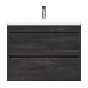 Тумба с раковиной Art&Max Family-M Family-M-580-2C-SO-IS подвесная, iron stone