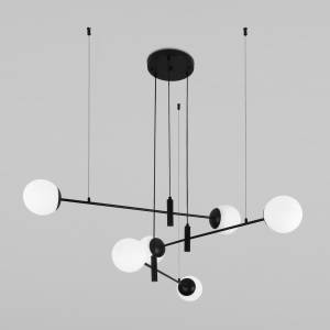 Подвесной светильник Eurosvet Planet 70146/6 черный Smart