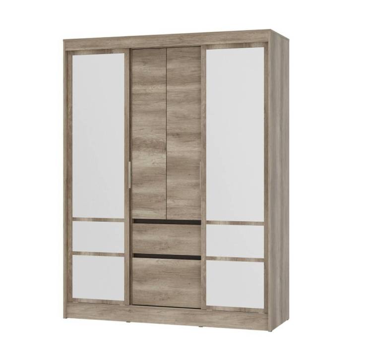 Шкаф-купе БТС МЕБЕЛЬ Энигма ШКК-06 00-00164037 дуб каньон, венге