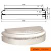 База полуколонны LepninaPlast КЛВ-405/4 25x25x12