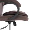 Кресло компьютерное Tetchair Oreon metalBL 25042 коричневый, велюр фото 10