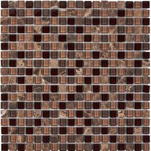 Мозаика Pixel Mosaic Камень и стекло PIX738 (1.5x1.5) 30x30