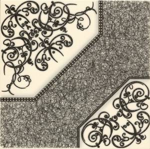 Керамическая плитка Beryoza Ceramica Полонез G белый 42x42