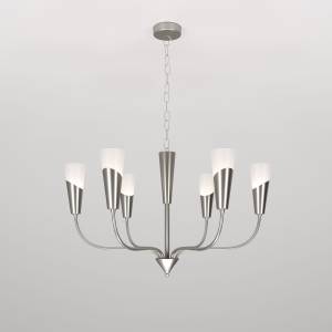 Подвесной светильник Eurosvet Rhyton 60167/6 никель Smart