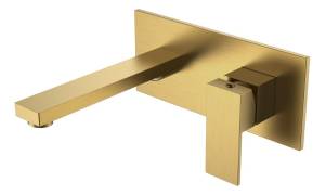 Смеситель для умывальника Boheme Qubic 475-BR Bronze