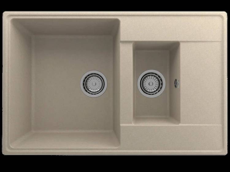 Мойка кухонная Ulgran Quartz Prima 780 1,5 K-03 десерт