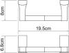 Держатель туалетной бумаги Wasserkraft Leine K-5022 фото 2