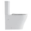 Унитаз компакт Black&White W-7792 7792W Безободковый Белый фото 5