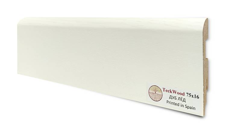 Плинтус Teckwood Цветной Дуб Лёд 2000x75x16