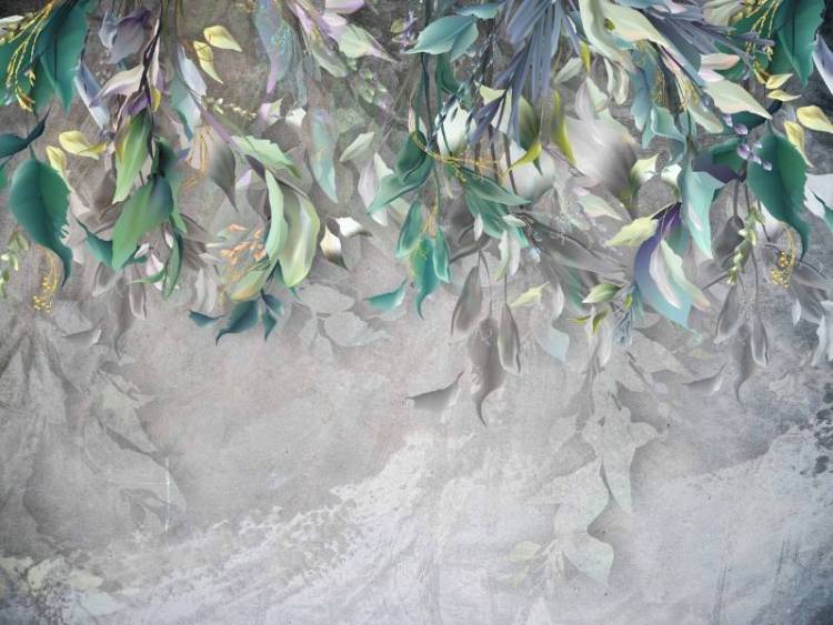 3D Фотообои Artegrafico «Цветочный иллюзион» IL-005 акварель