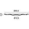 Розетка Orac Decor Luxxus R52 69.5x69.5x4.8 фото 2