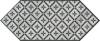 Декор Kerama Marazzi Келуш HGD\A484\35006 5 черно-белый 14x34